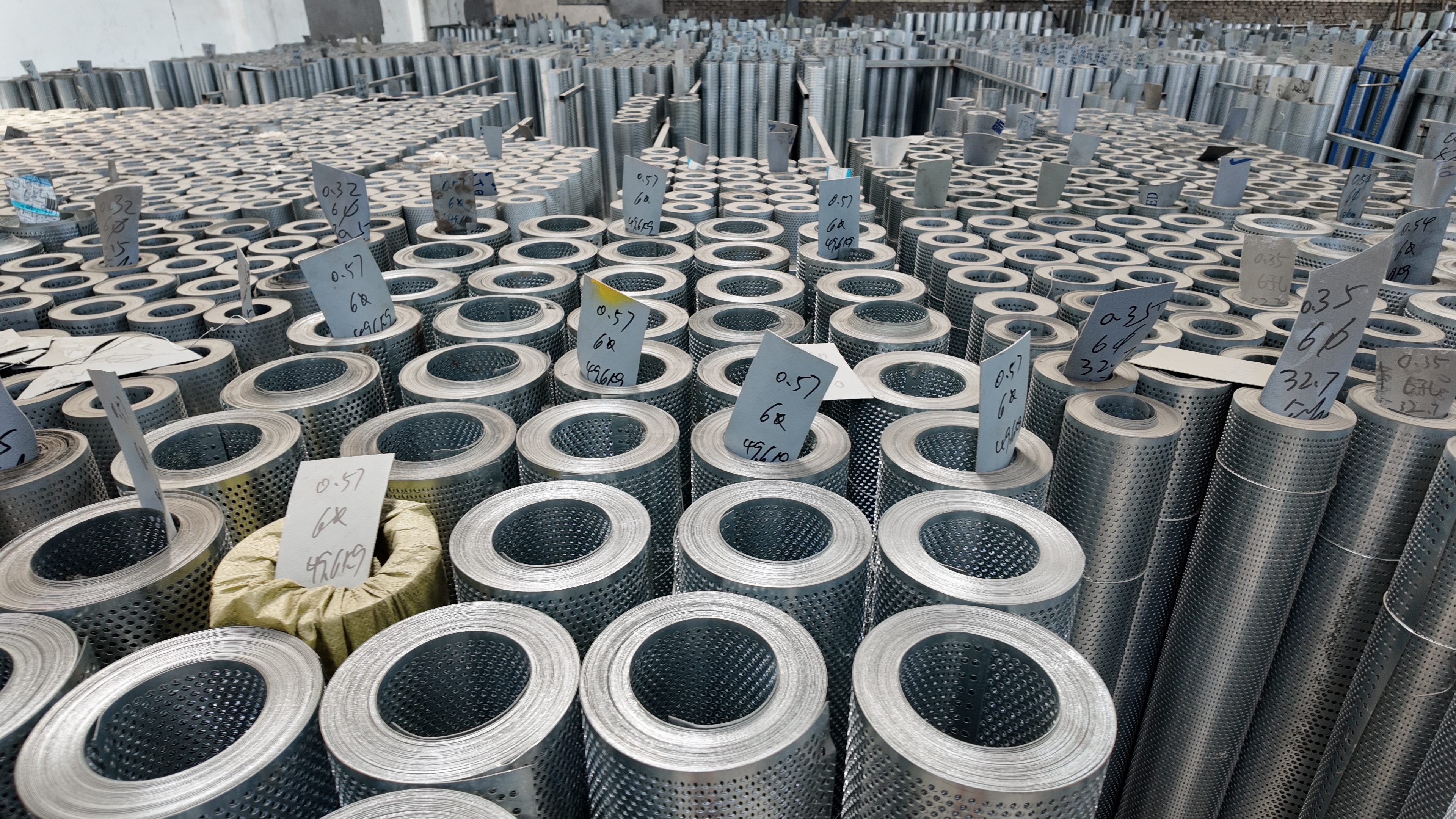 All Material Perforated Metal Coil Large Stock Custom Perforated Sheet Roll
