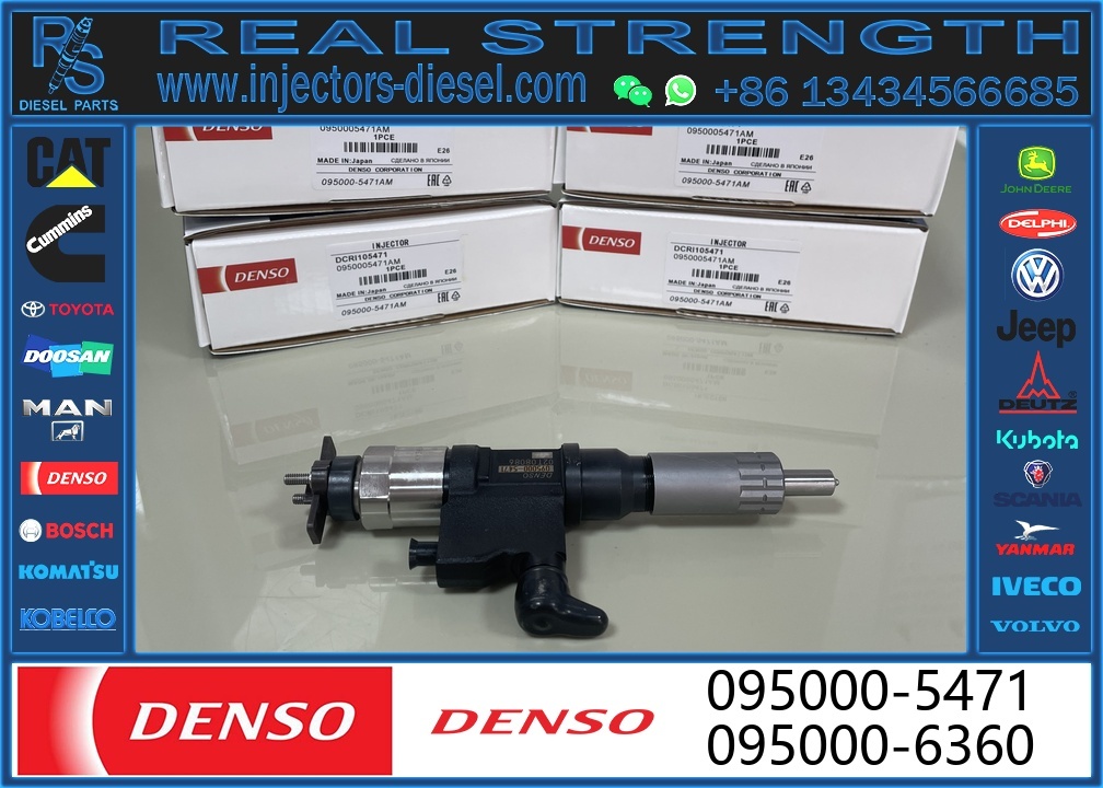 095000-0640 Fuel Injector 095000-0640 8-98280697-0 095000-5471 095000-0660 for ISUZU 4HK1 6HK1 Diesel Engine Injection Valve