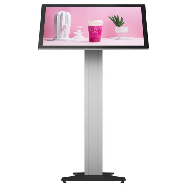 Slim Indoor Floor Standing 3288 CPU Digital Signage Touch Screen