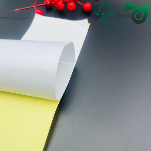 FSC Adhesive Sticker Paper 180um Smooth Waterproof PET Synthetic Paper For Banners
