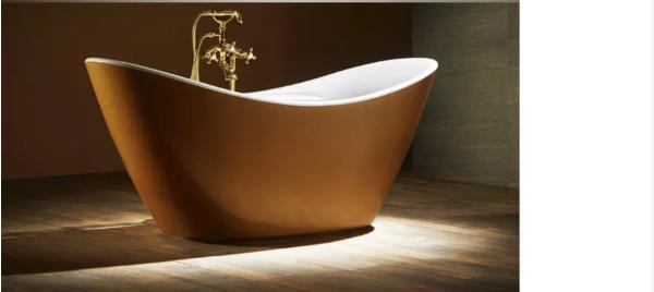 Banheira de banho sanitária para banheiros pequenos