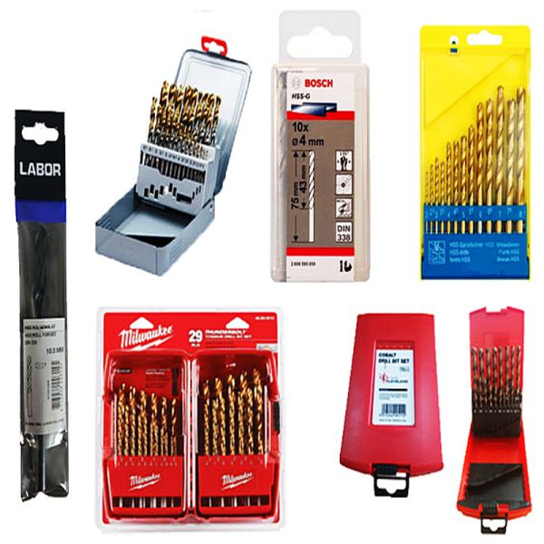DIN338 Titanium Nitride Coated HSS Drill Bit For Metal
