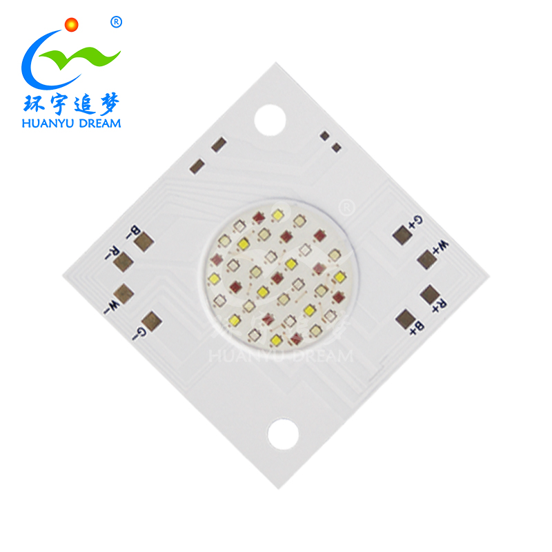 Цвет СИД RGBW 4 COB с высоким CRI Dimmable в 1 φ26mm 200W 100W 20W 10W