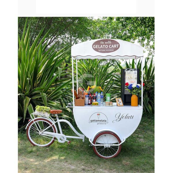 200*90*230cm Small Hot Dog Vending Carts Perfect for Selling Snacks at Beach Stands
