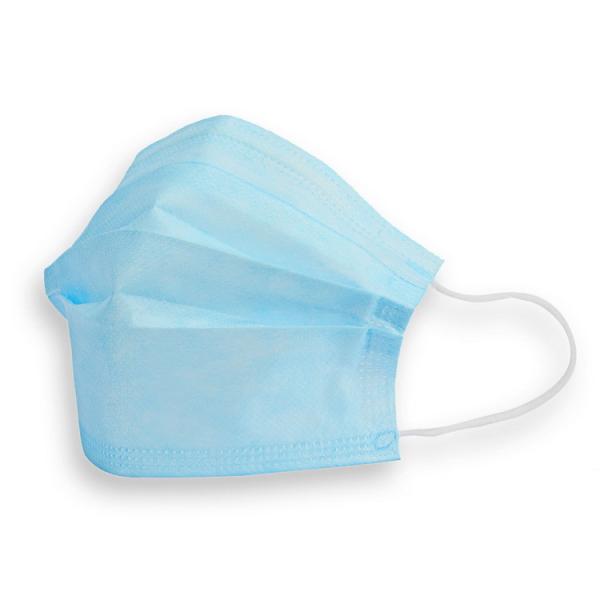 Soft Comfortable 3 Ply Disposable Face Mask High Density Filter Layer
