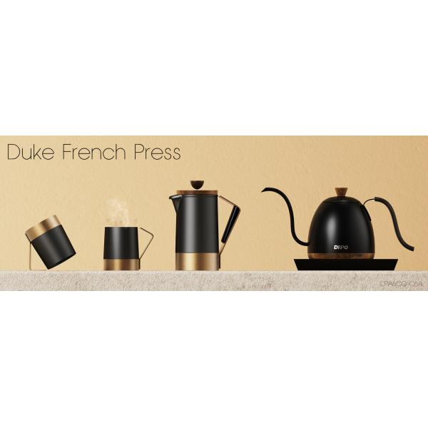 Customized Logo French Presses Luxury Harmony Stainless Steel Ceramic Coffee Tea Maker