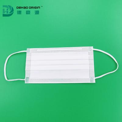 Non Woven Meltblown GB/T 32610-2016 White Disposable Surgical Mouth Mask