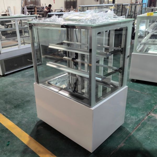 2 Layers Cake Display Fridge Cabinet Digital Electronic Temperature Control