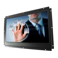 Pro moniteur capacitif plat de contact de cadre ouvert pour industriel, 50000 heures de vie
