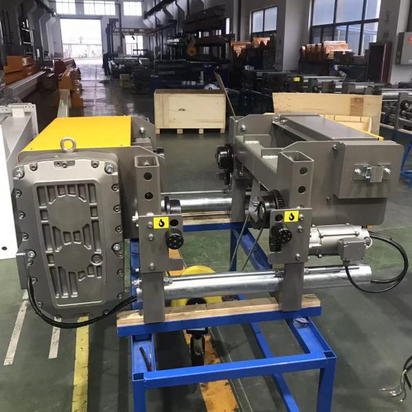 Single Girder Electric Wire Rope Hoist 5ton 9m With Motorized Trolley