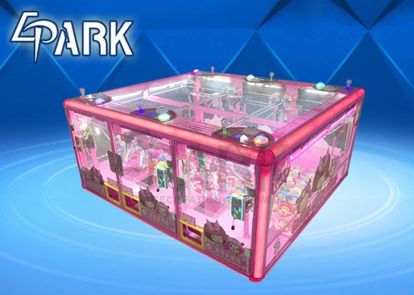 Luxury Pink Princess Arcade Toy Crane Game Machine 12 Month Warranty