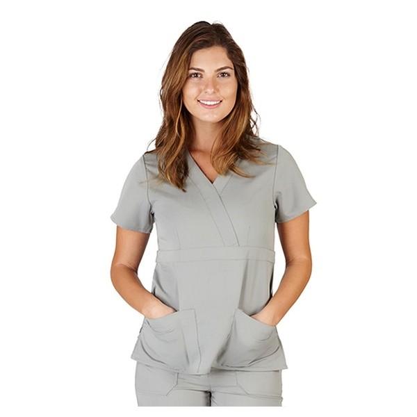 Unisex Hospital Scrub Suit Plus Size Custom Logo Stretch Solid Color