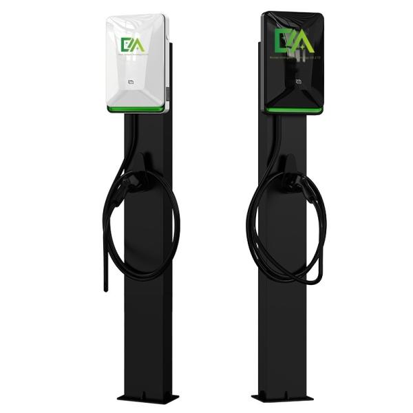 Angel Series White Angel 7KW/11KW/21KW Vertical Electric Vehicle AC Charging Pile