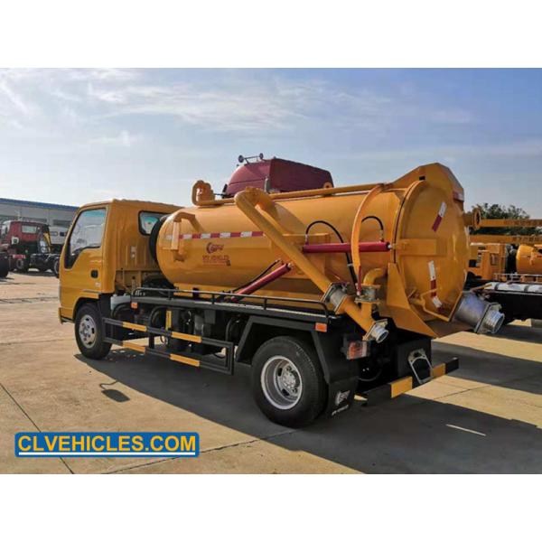 ISUZU Light duty Sewage Tanker Truck with 3360mm Wheelbase
