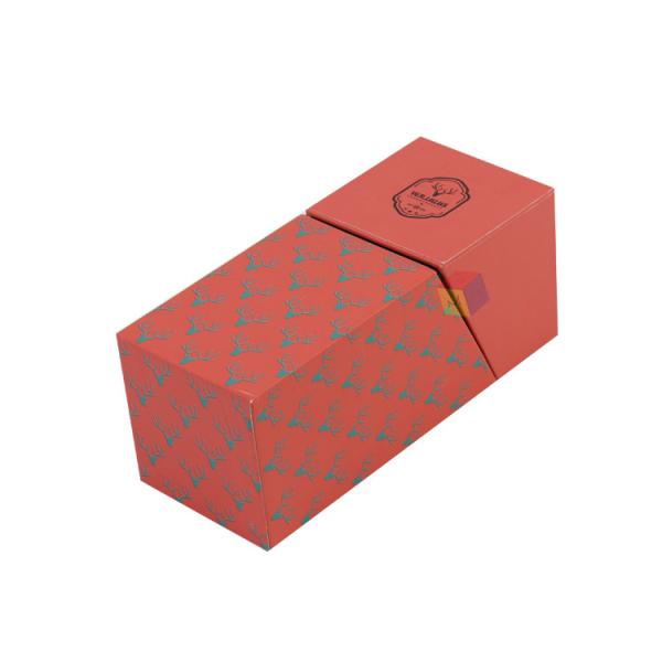 Boîte d'emballage en papier carton rigide magnétique de conception personnalisée pour les parfums cosmétiques de soins de la peau