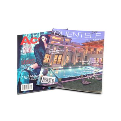 Pantone Color A4 Art Paper Perfect Bound Magazine Printing