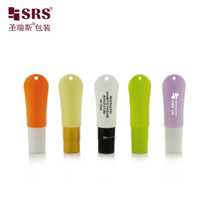 20ml HDPE Tube Shape Roll‑on Bottle Empty Plastic Roller Ball Container For