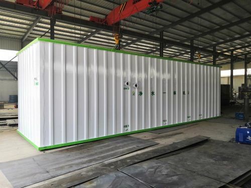Compact 250t/d Packaged Containerized AO MBR MBBR Sewage Treatment Plant For Domestic And Municipal Sewage Treatment