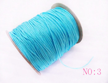 Blue Shamballa Jewelry Making Cord 1.5mm Diameter For Jewellery Accessories