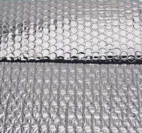 Metal Alu Bubble Foil Heat Insulation Material For Building Single / Double Bubble