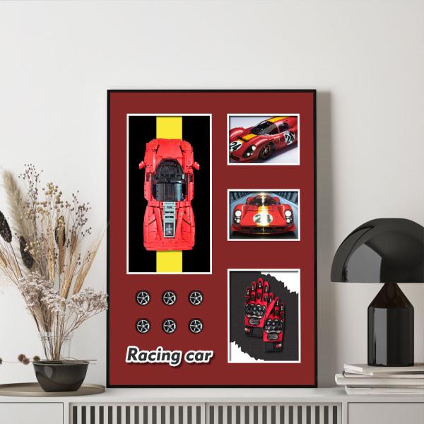 Modern Three-Dimensional Block Car Electric Format for Home Office Bedside Sofa Decor