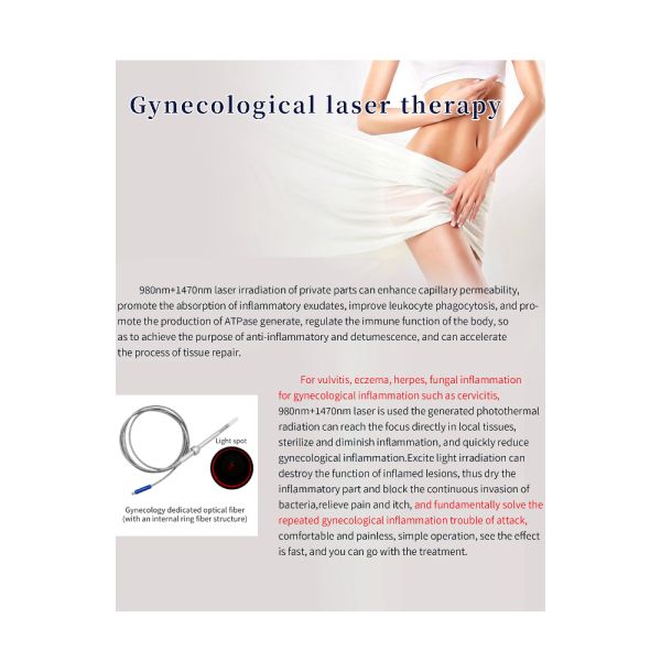 980/1470nm Diode Picosecond Laser Machine Gynecological Private Treatment