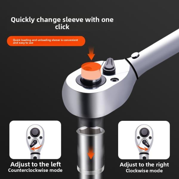 Boben32pc 1/4 Xiaofei Torque Wrench Set Bicycle Motorcycle High Precision Torque Moment kg Tool