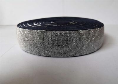 Polyester Webbing Tape Navy Blue Clip Bright Wire 4mm For Shoes Accessories