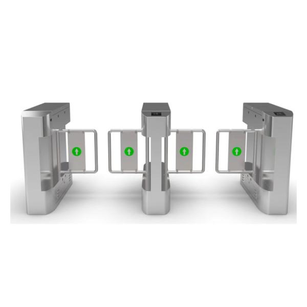 304 Stainless Steel Material One Direction Pedestrian Swing Gate Turnstile for Indoor and Outdoor Environments