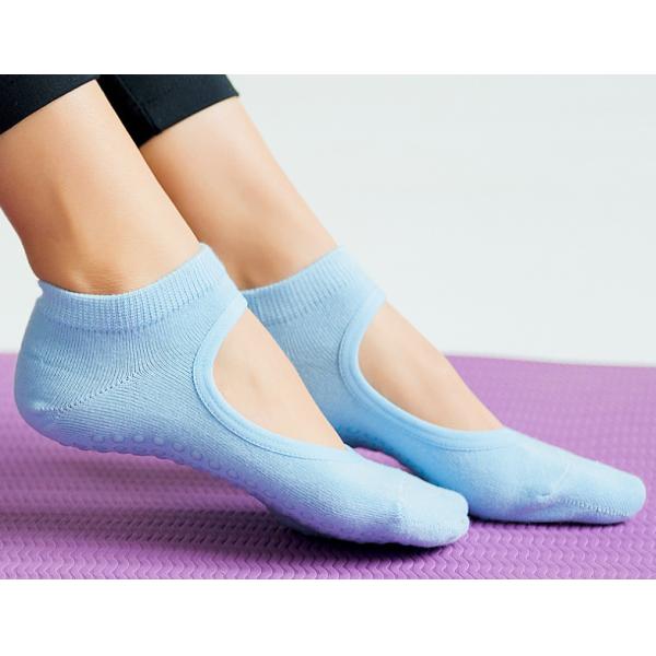 Lovely Design Breathable Women Yoga Pilates Socks / Cotton Ankle Socks