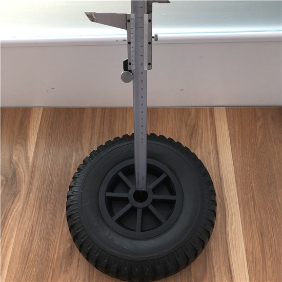 2.50-4 PU Foam Wheel Plastic Rim Hand Truck Wheel For Wheelbarrow Trolley