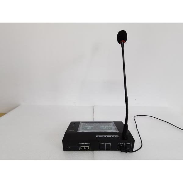 120 Zone Capacity Voice Evacuation Gooseneck Wireless System Touch Screen Remote