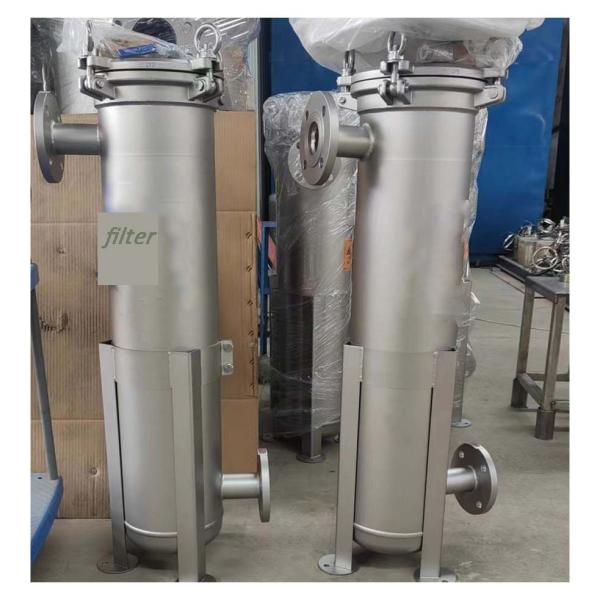 Stainless Steel Single Bag Filter Housing Sanitary Water Treatment