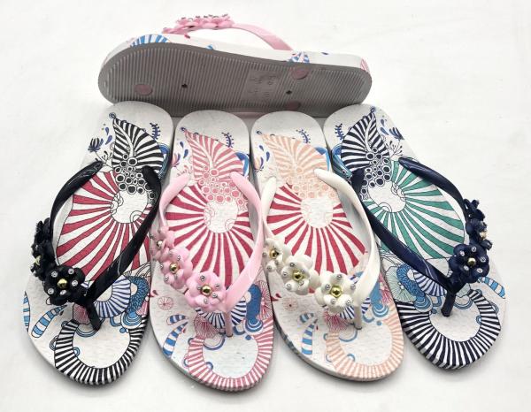 Oem Pe Eva Sole Pvc Upper Beach Style Hot Popular Colors Summer Basic Slipper
