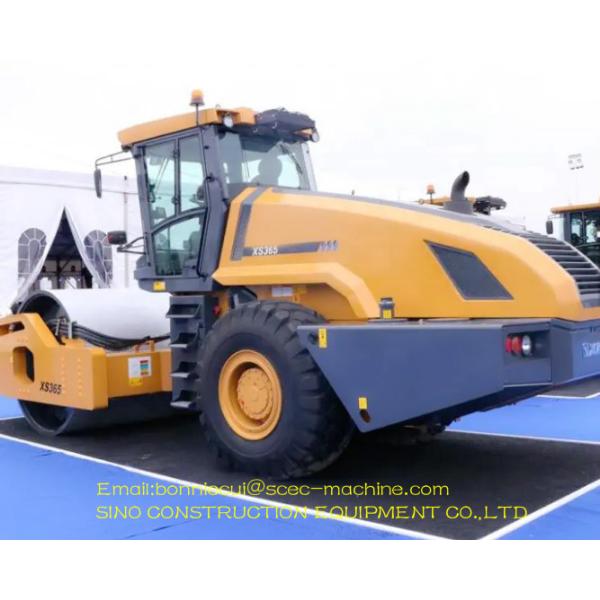 Estoque vibratório dobro do rolo de estrada da construção da movimentação grande e afastamento XS395