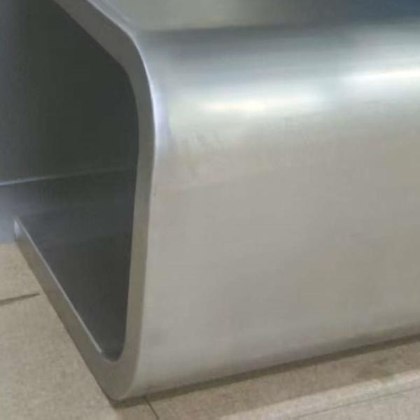 304 Stainless Steel S-Shaped Shoe Changing Stool for Cleanrooms