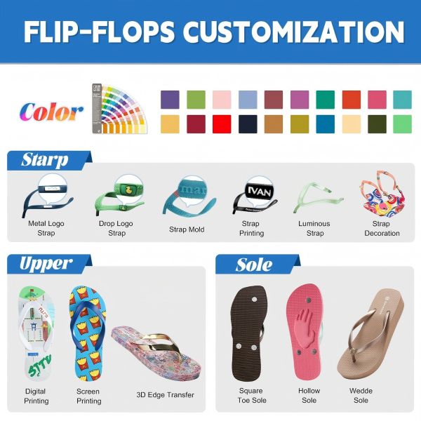 Utilisation en extérieur Femmes Wedge Flip Flop Enveloppé Imprimé Sandals d'été pour femmes