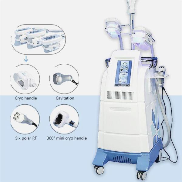 1100W White 360 Cool Body Sculpting Cryolipolysis Fat Freezing Slimming Machine with Optional 40Khz Cavitation