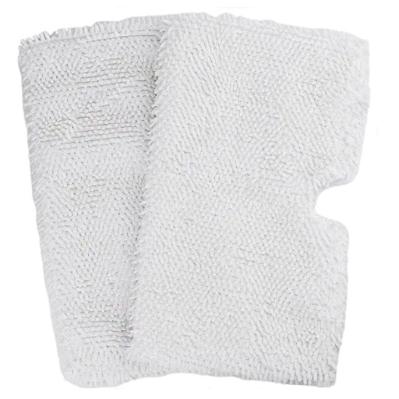 Washable Microfiber Cleaning Mop Heads Steam Mop Pads  35x20cm