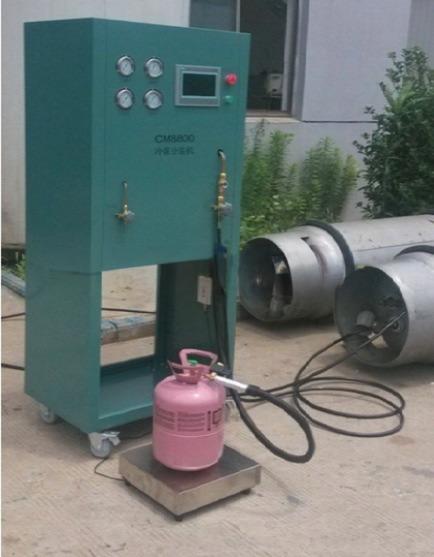 R410a machine à recharger à la récupération de réfrigérant en 1 étape R134a R22 machine à recharger à la récupération de freon