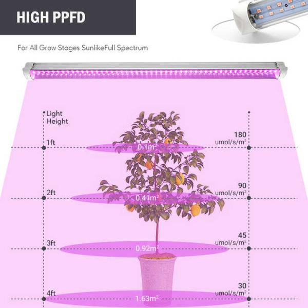 18w 28w 36w full spectrum tube vertical farm Hydroponics clone plants LED grow light