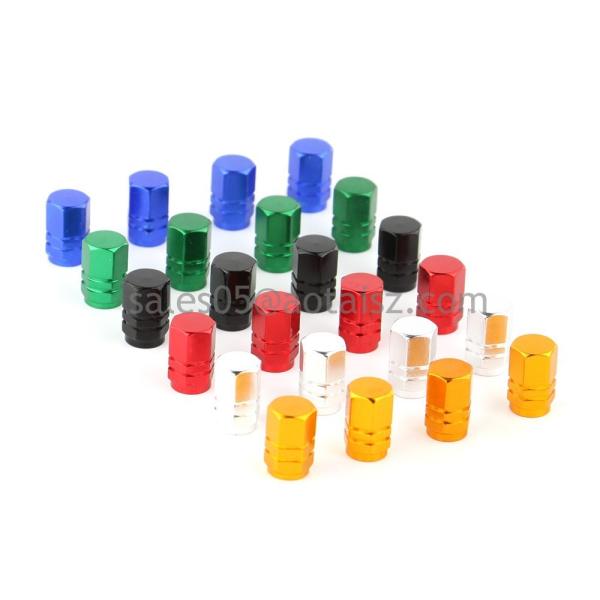 Universal Car Aluminum Alloy Wheel Tire Valve Stem Cap Cover 1Set Of 4 Pieces
