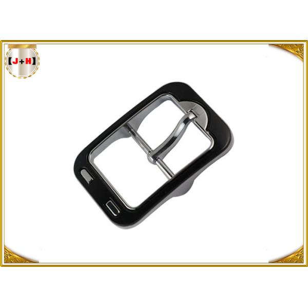 Personalized Middle Pin Metal Center Bar Belt Buckles , Silver Belt Buckles