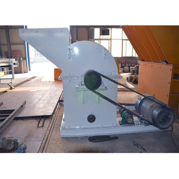 Power Saving Wood Branch Crusher Machine / Heavy Duty Tree Shredder Machine