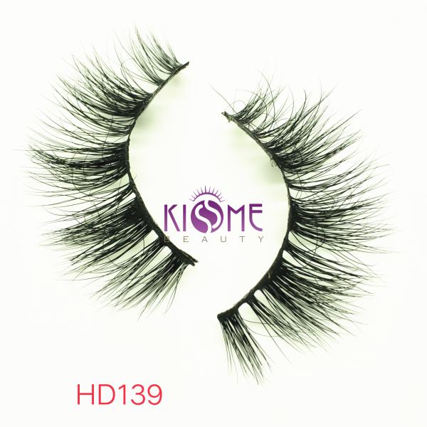 Soft Full Strip 3D Mink Eyelashes Cruelty Free Professional Application