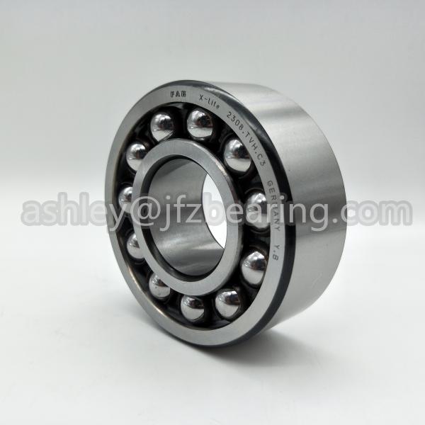 FAG Self-aligning Ball Bearings - Double Row- 40x90x33mm, 23..Series (FAG (Schaeffler)) (2308-TVH),plastic cage
