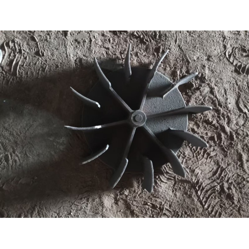Wear Resistant Cast Iron Impeller Casting with Uniform Texture and Compact Internal Structure for Pumps and Fans