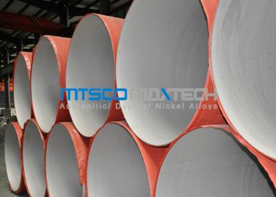 Extremidades soldadas A312 da planície da tubulação de ASTM, tubulação fina de aço inoxidável da parede com RT