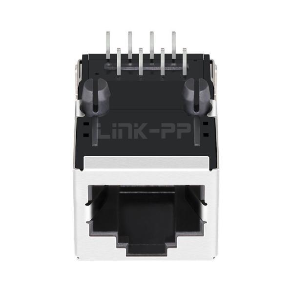 RU1S041X LF compatível com LINK-PP LPJ16113DNL 10/100 Base-T Tab Up sem porta única LED 8P8C RJ-45 Socket PCB