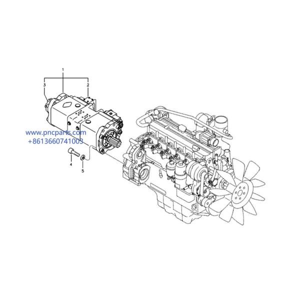 Volvo EC180B Excavator Hydraulic Pump Unit VOE14533644 EC160B K5V80DT